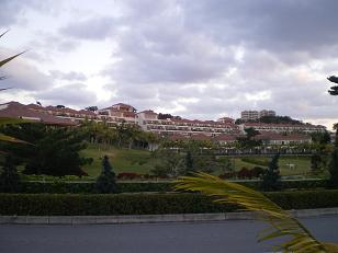 二日目の宿を遠くから