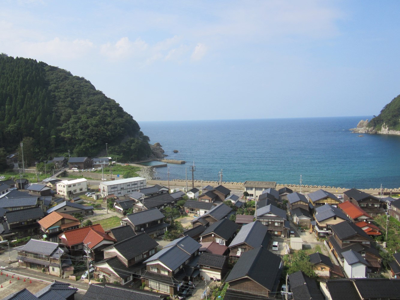 余部橋梁の景色(海側)